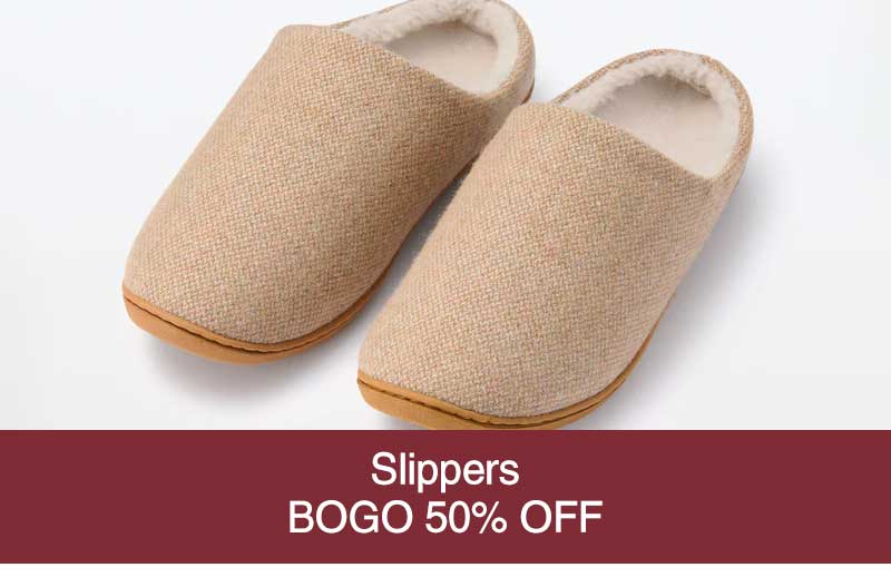 Shop BOGO 50% Off Slippers