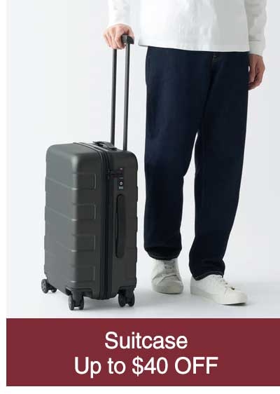 Shop Up to $40 Off Suitcases