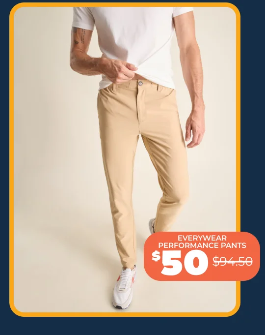 Everywear Performance Pants: The Travertines