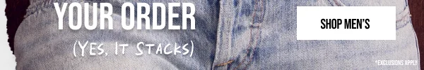Extra 25% off Shop Men's