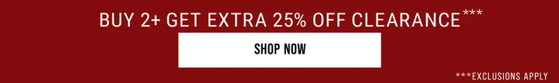 Buy 2+ Get Extra 25% Off Clearance***