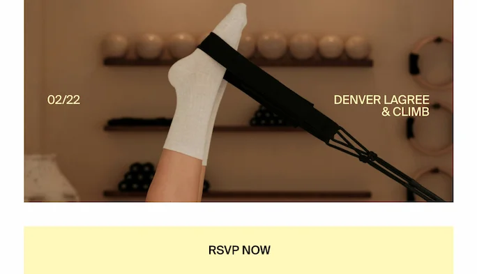 RSVP to Denver Lagree & Climb