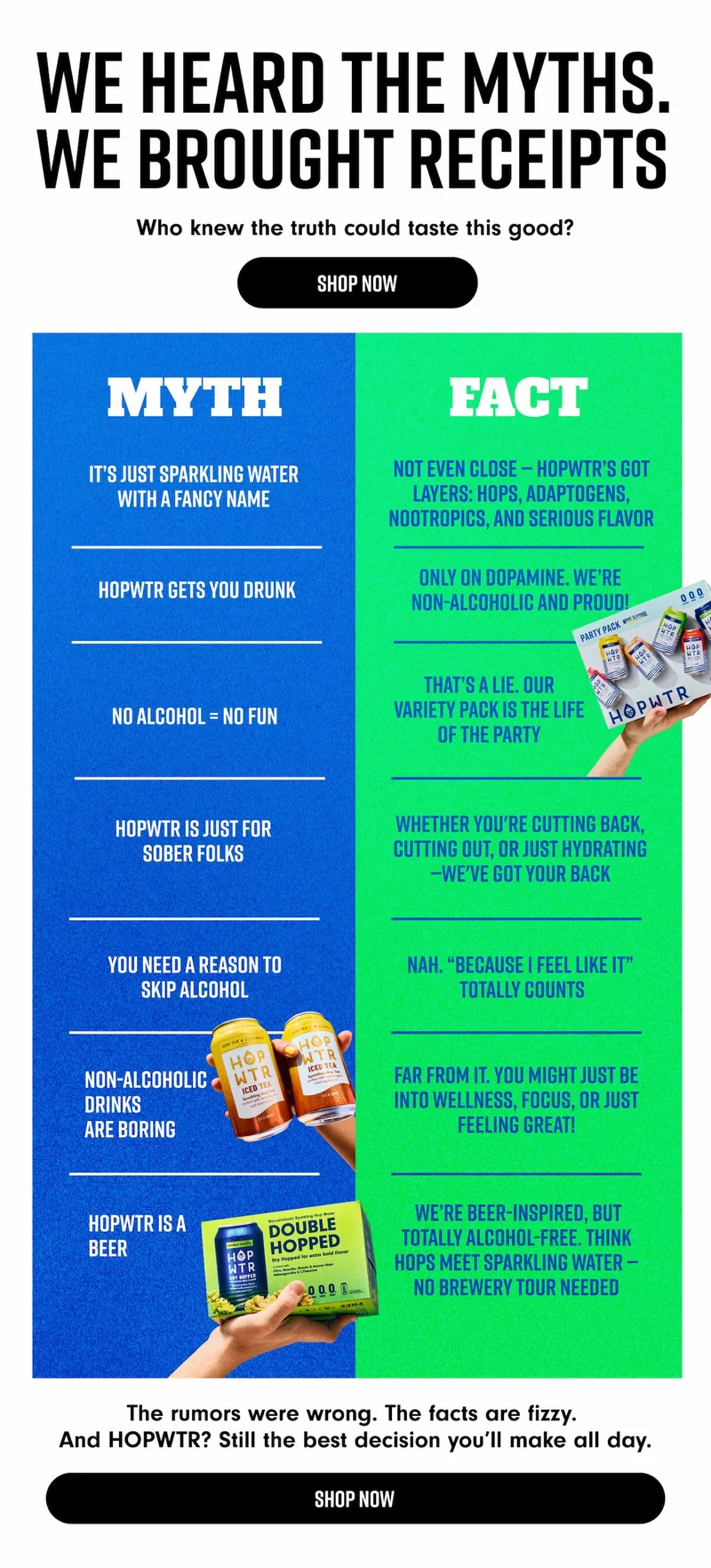 No Sugar. No compromise