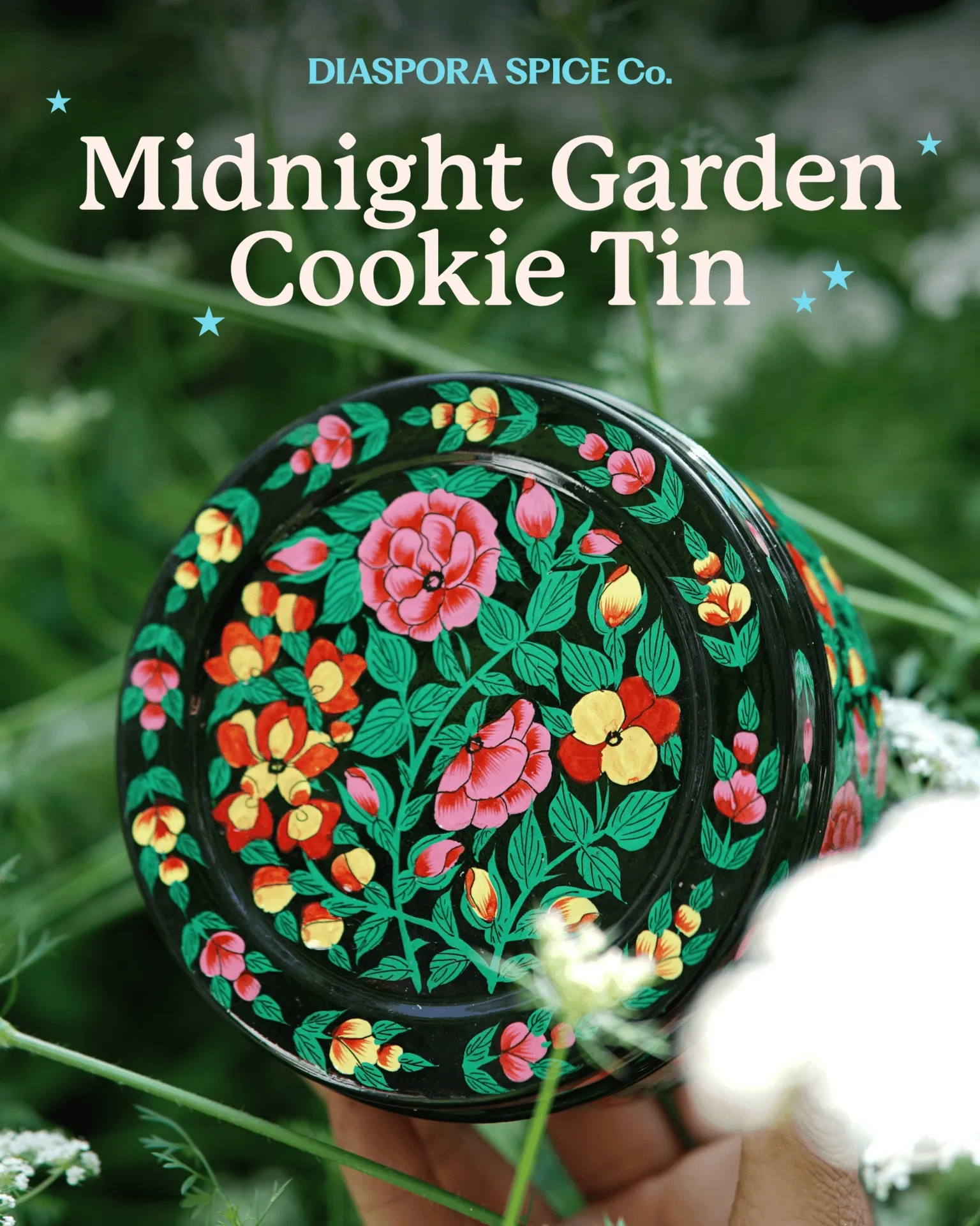 Midnight Garden Cookie Tin