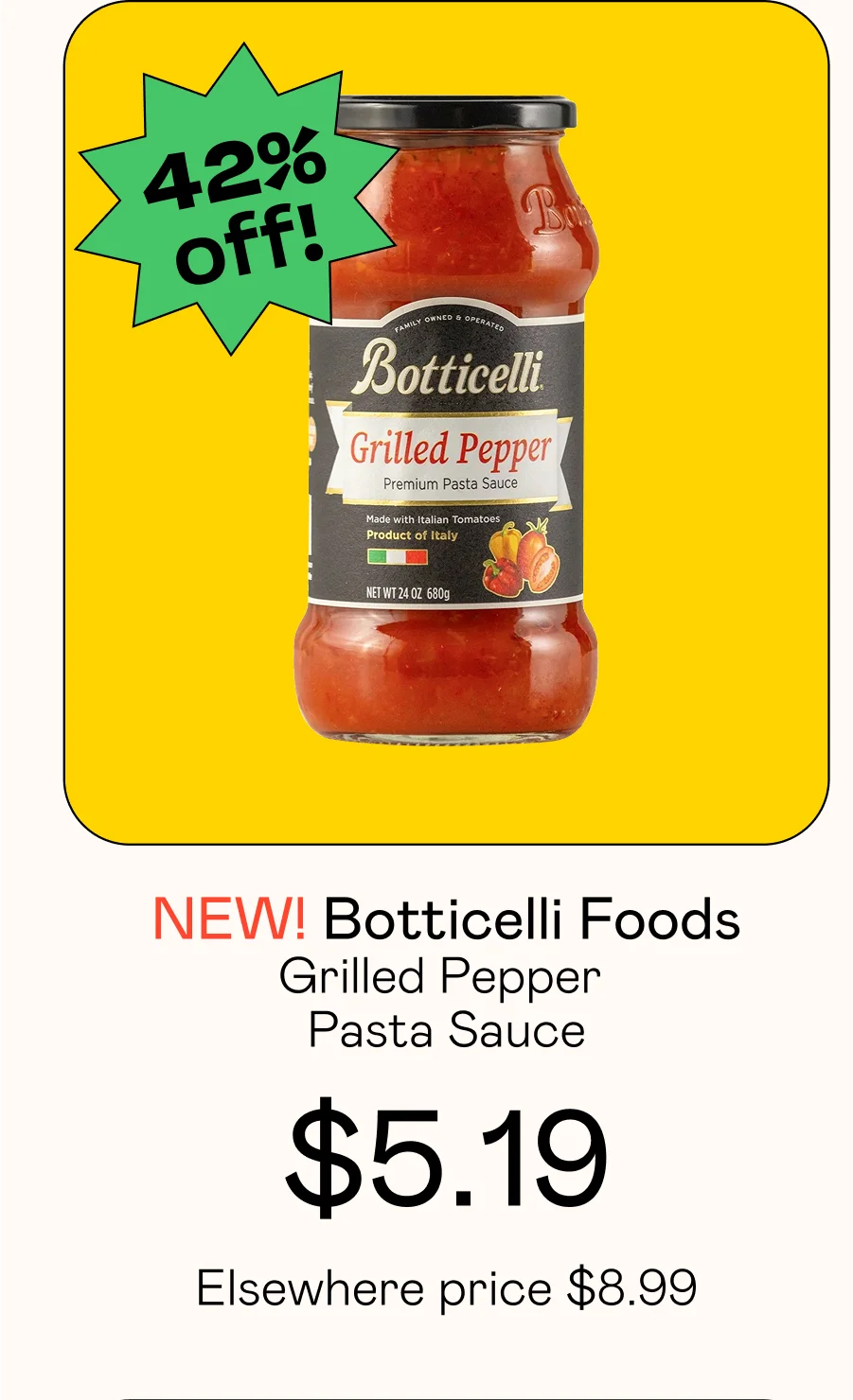 Grilled Pepper Pasta Sauce