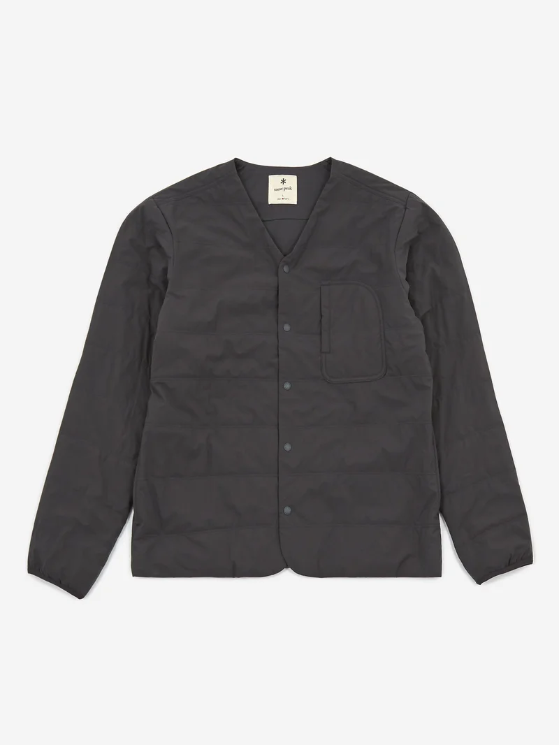 Image of Snow Peak Flexible Insulated Cardigan - Black