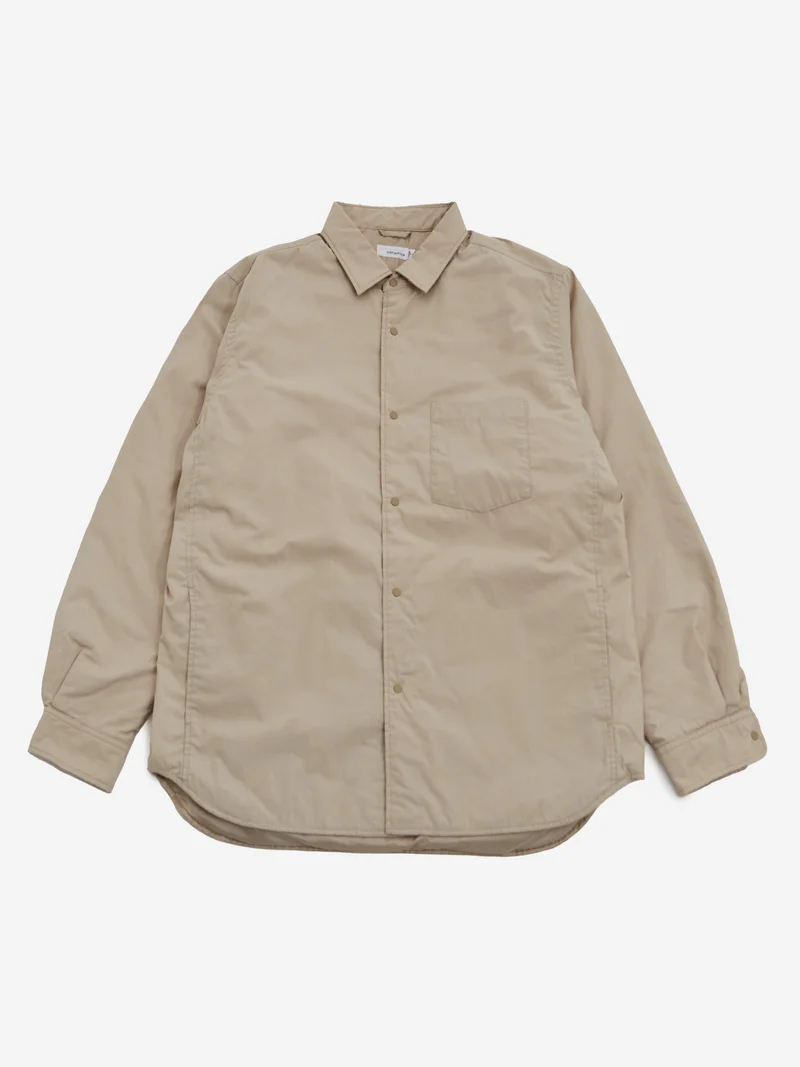 Image of Nanamica Insulation Shirt Jacket - Beige