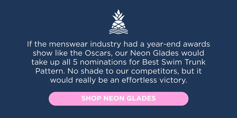 SHOP THE NEON GLADES SWIM TRUNKS