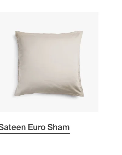 Sateen Euro Sham