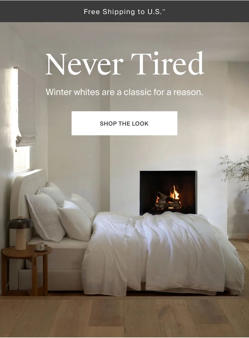 Winter whites are a classic for a reason. Shop the look.