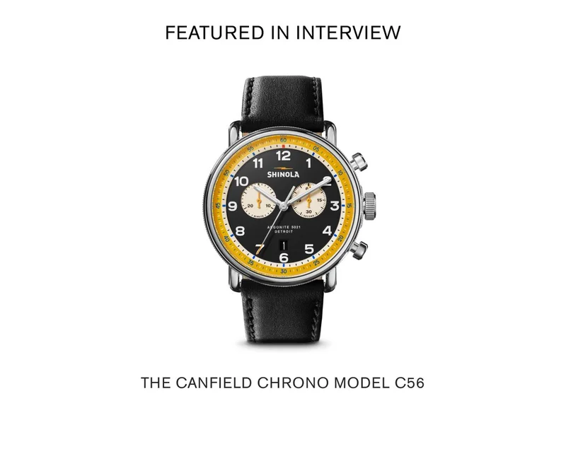 Featured in interview | The Canfield Chrono Model C56 43mm