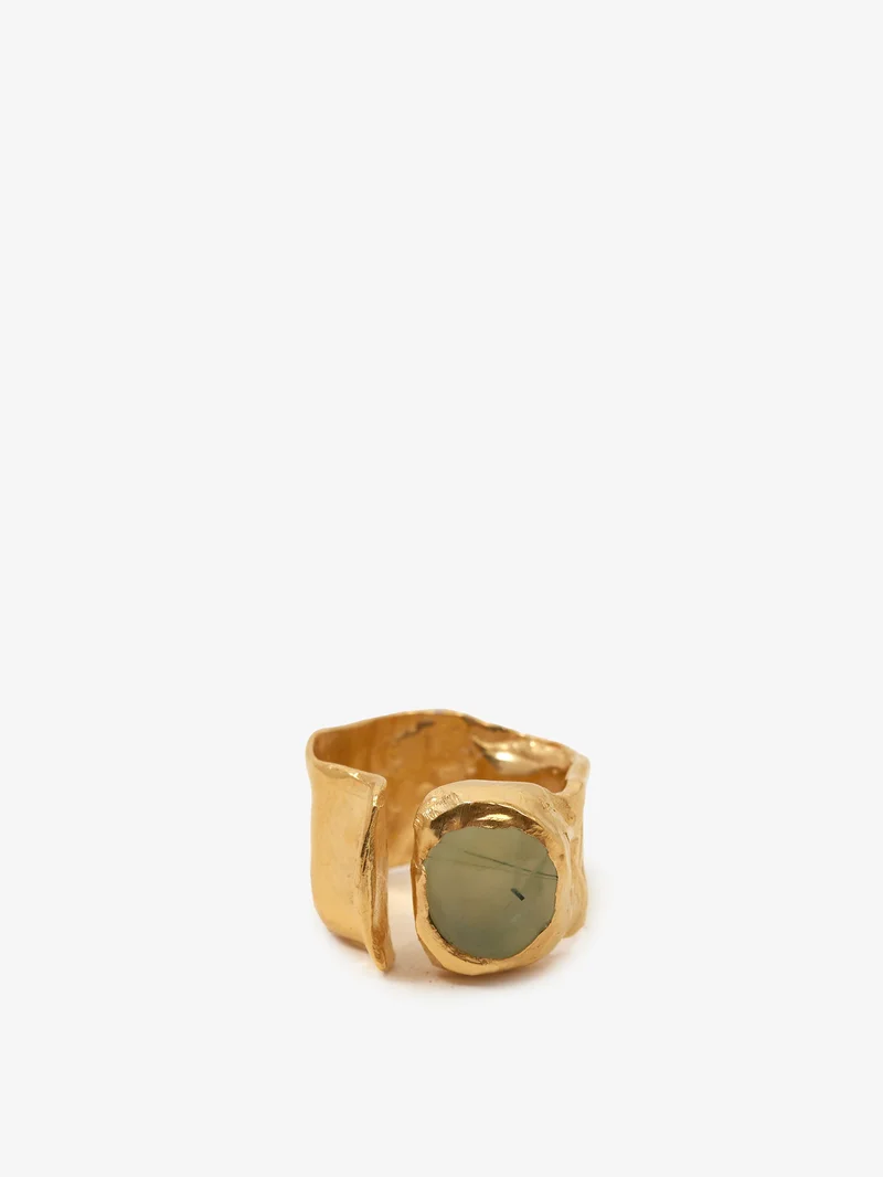 Image of Simuero UVA Ring - Green/Clear/Gold