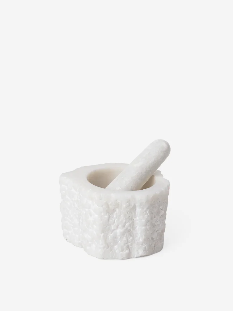 Image of ferm LIVING Petra Mortar - Quartz White