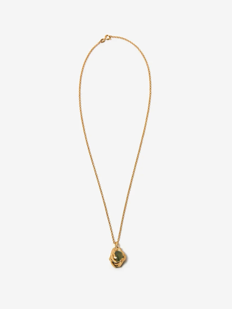 Image of Simuero Nectar UVA Necklace - Green/Gold