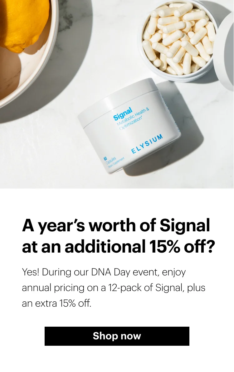 A year’s worth of Signal at an additional 15% off? | Shop now