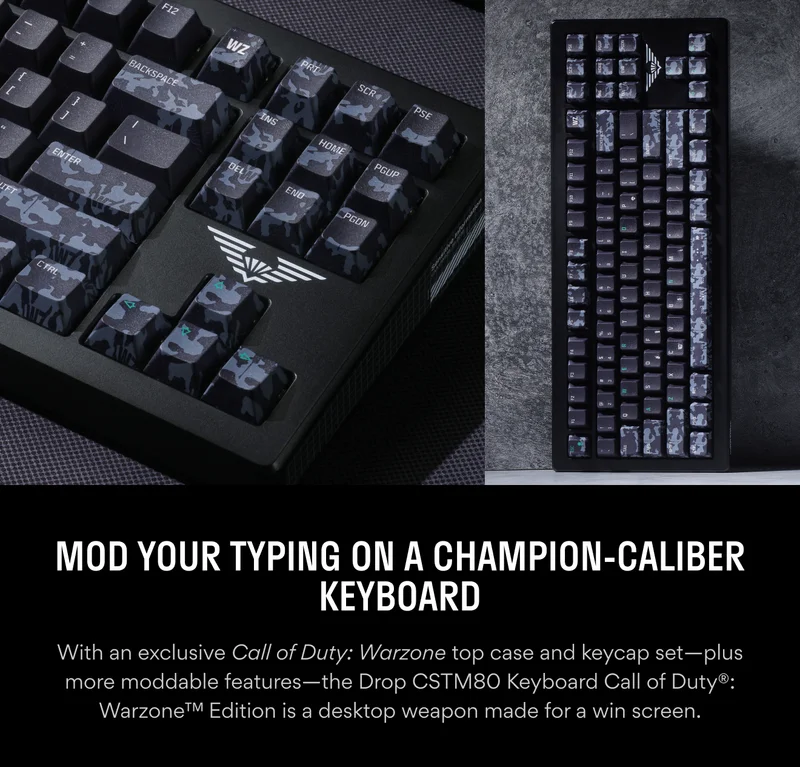 Drop CSTM80 Keyboard Call of Duty®: Warzone™ Edition Drop CSTM80 Keyboard Call of Duty®: Warzone™ Edition