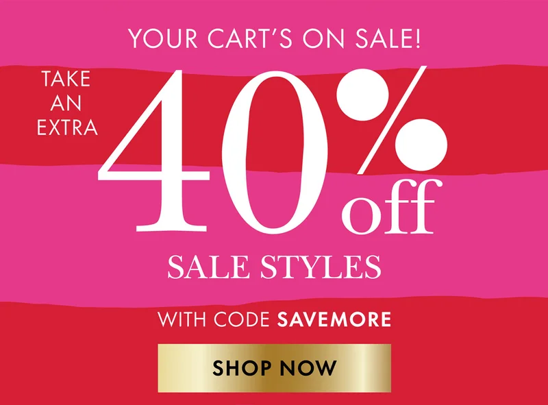 Take An Extra 40% Off Sale Styles With Code discount code