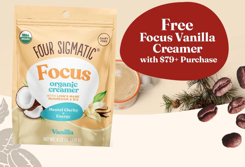 Every $79+ order will receive a free Focus Vanilla Creamer