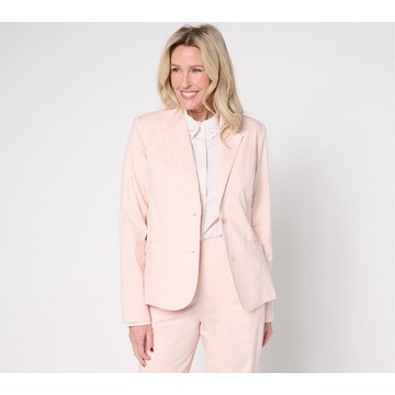 BEAUTIFUL by Lawrence Zarian Notch Collar Blazer