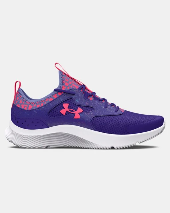 Girls' Grade School UA Infinity 2.0 Printed Running Shoes