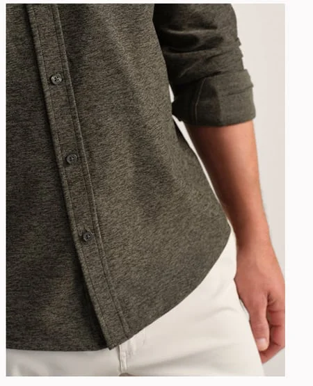 WFH Shirt: Lichen Green Heather