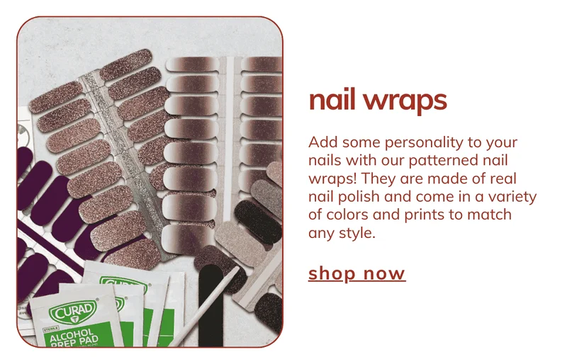 4pk Nail Wraps - Salted Avenue