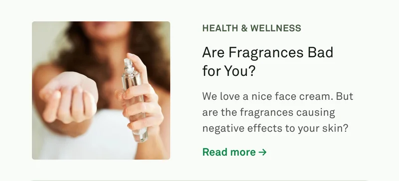 Are fragrances bad for you?