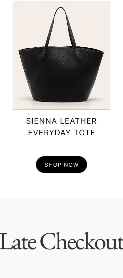 Sienna Leather Everyday Tote