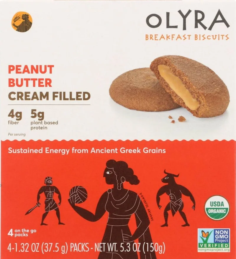 Image of Olyra Peanut Butter Filled Breakfast Biscuits (4 CT)