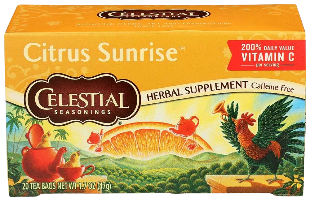 Image of Celestial Seasonings Citrus Sunrise Caffeine Free Herbal Tea