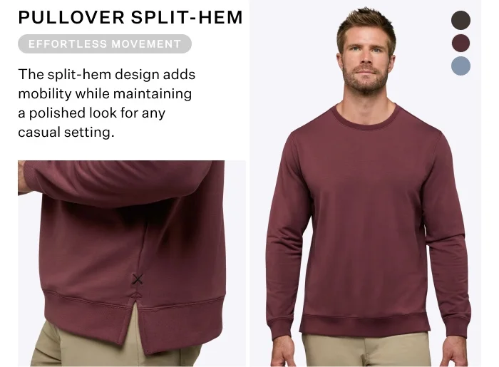 Shop Hyperloop Pullover Split-Hem