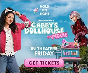 Gabby's Dollhouse in theatres ad