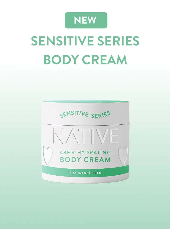 new sensitive series body cream