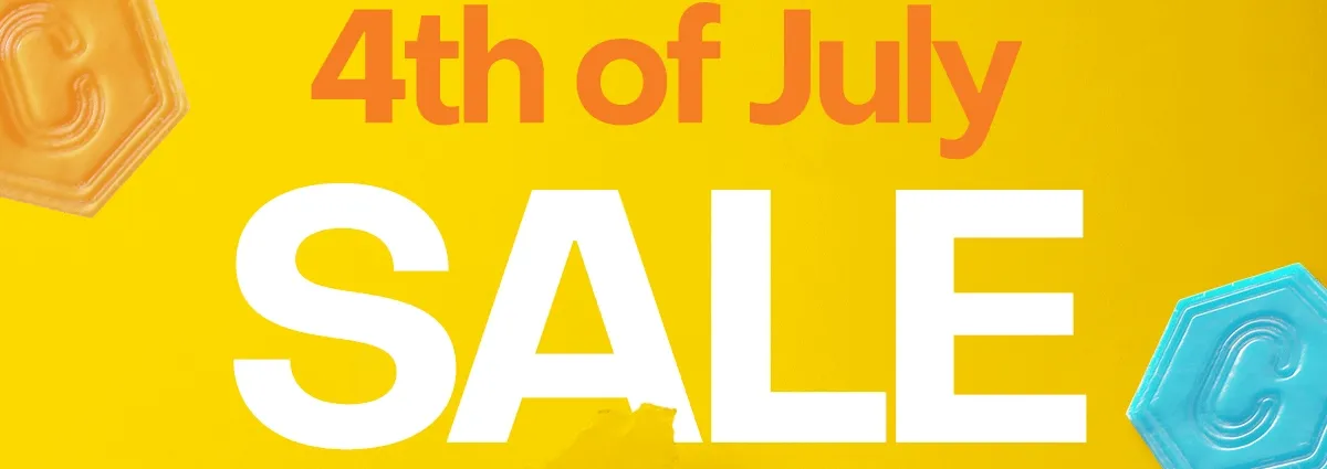 4th of July Sale Starts tomorrow.