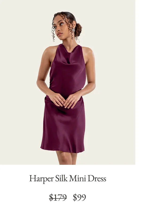 Harper Silk Mini Dress