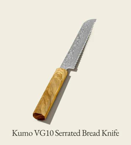 Kumo VG10 Serrated Bread Knife