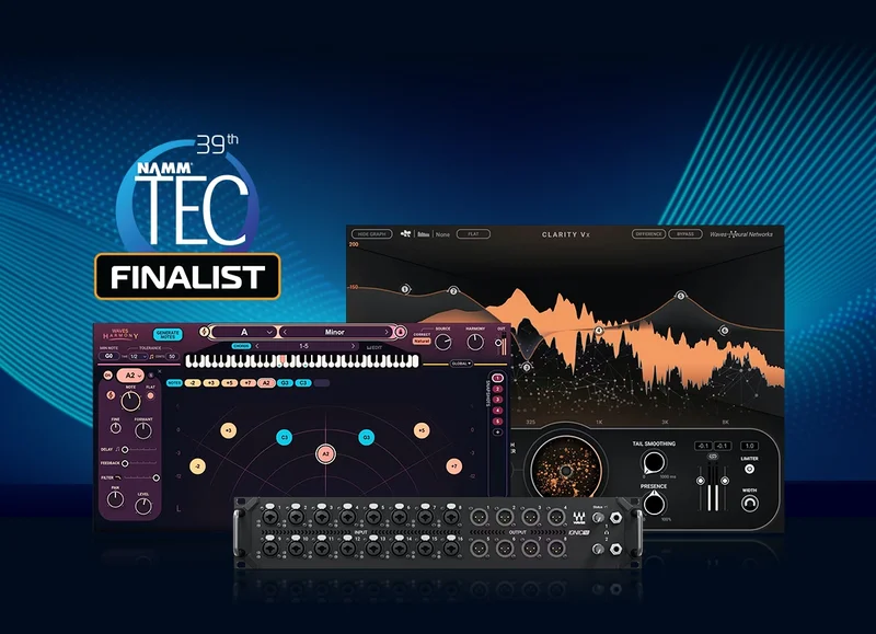 Waves Plugins Nominated for the 2024 NAMM TEC Awards