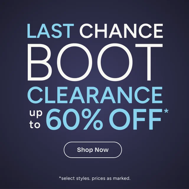 Last Chance Boot Clearance up to 60% OFF - Image