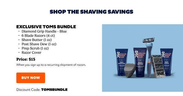 Shop The Shaving Savings - Buy Now