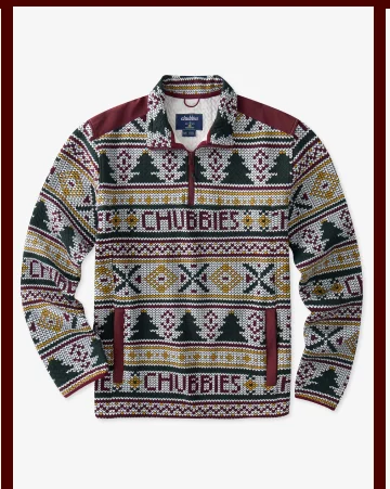Quilted Quarter-Zip: The Ol' Log Cabin