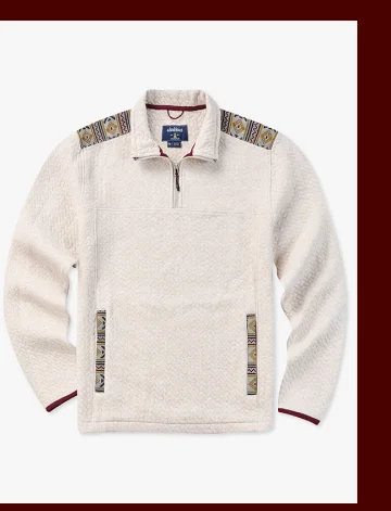 Quilted Quarter-Zip: The Sandstorm
