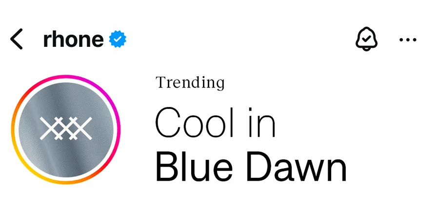 Cool in Blue Dawn