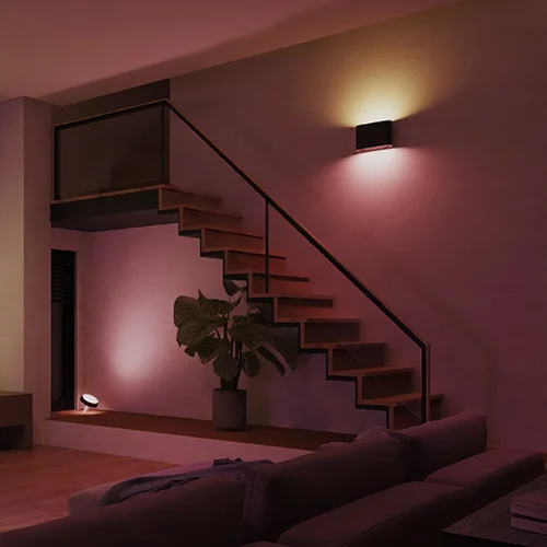 Wash the wall with light