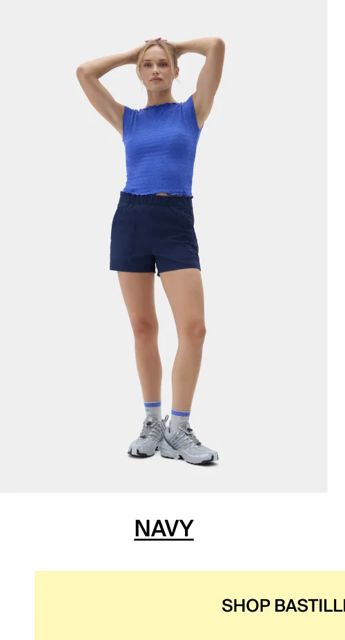 Shop the Bastille Trail Short in Navy
