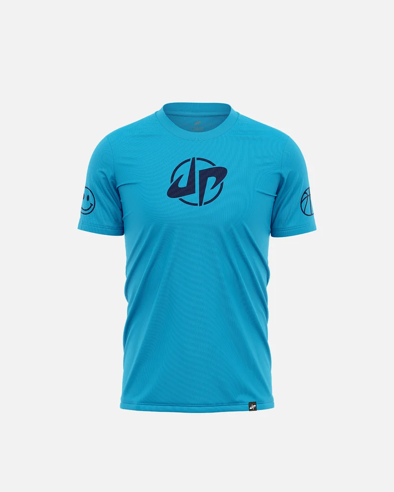 Image of Triple Double Performance Tee (Atomic Blue)
