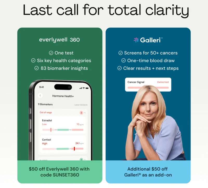Last call for total clarity with Everlywell 360 and Galleri