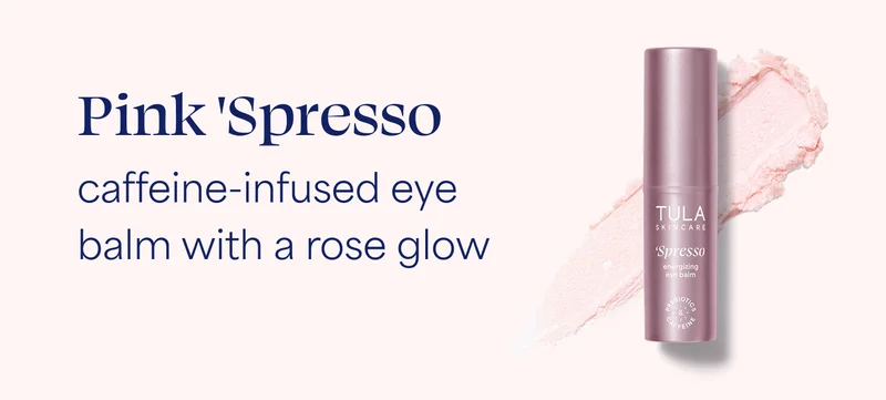 Pink 'Spresso caffeine-infused eye balm with a rose glow