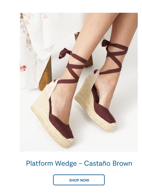 The Platform Wedge Castaño Brown