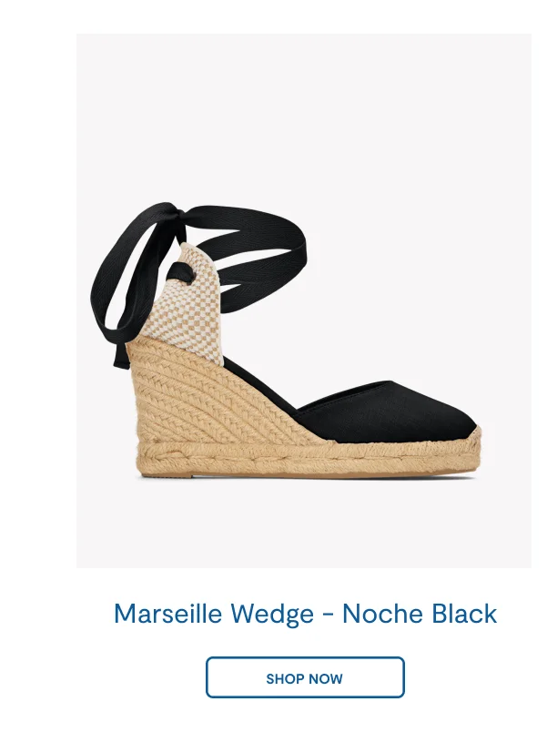 The Marseille Wedge Noche Black