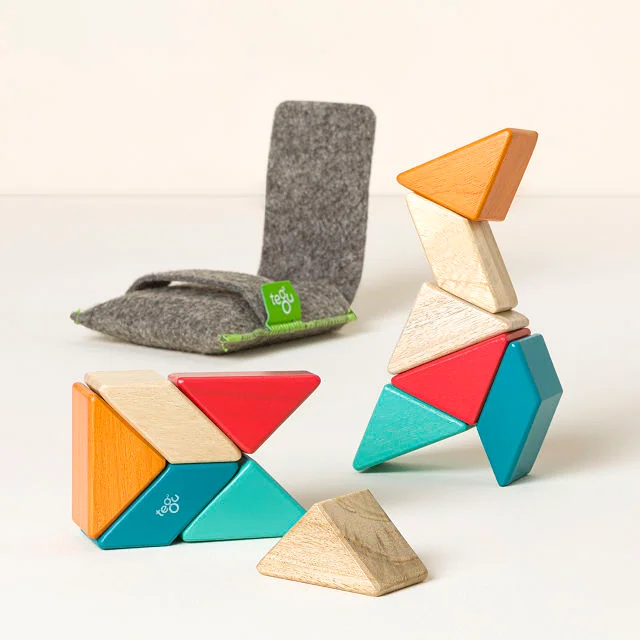 Throw & Go Magnetic Wooden Travel Blocks
